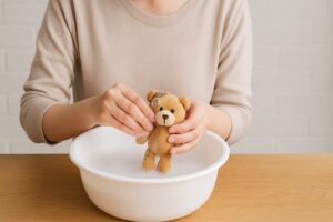 手洗いしている