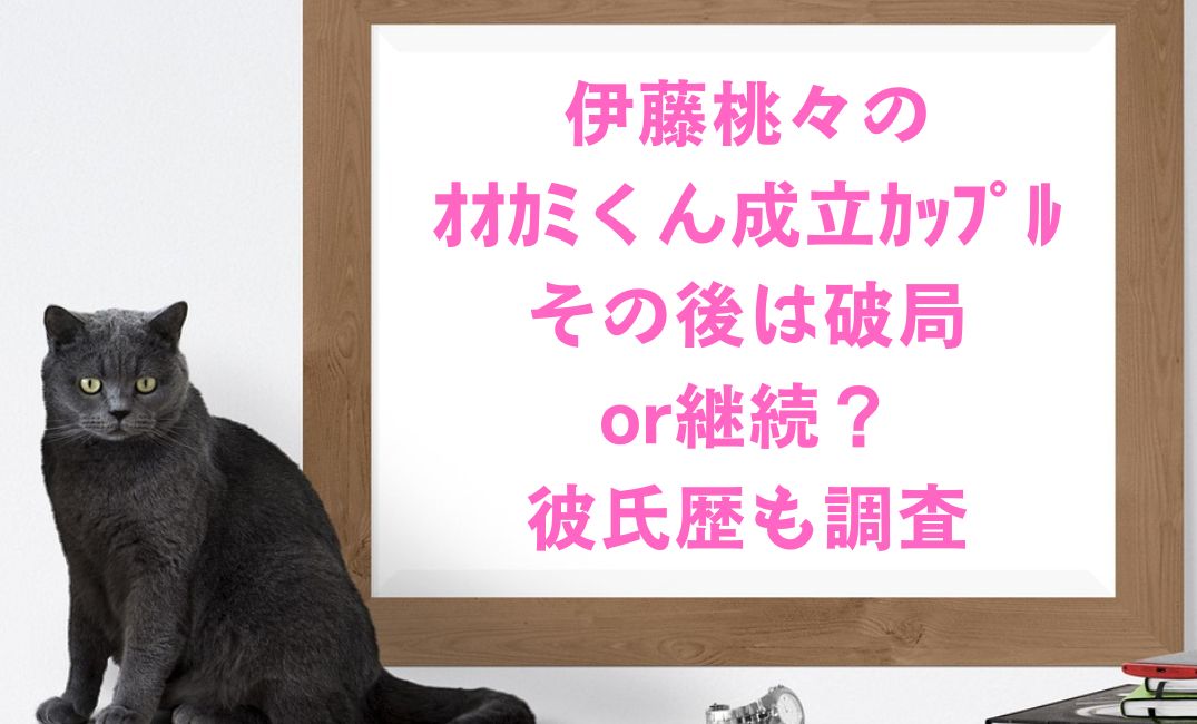 伊藤桃々のｵｵｶﾐくん成立ｶｯﾌﾟﾙ