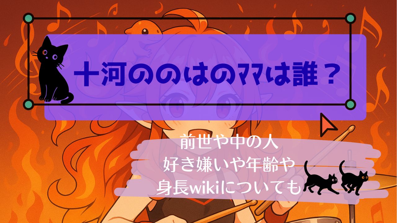 十河ののはのﾏﾏは誰