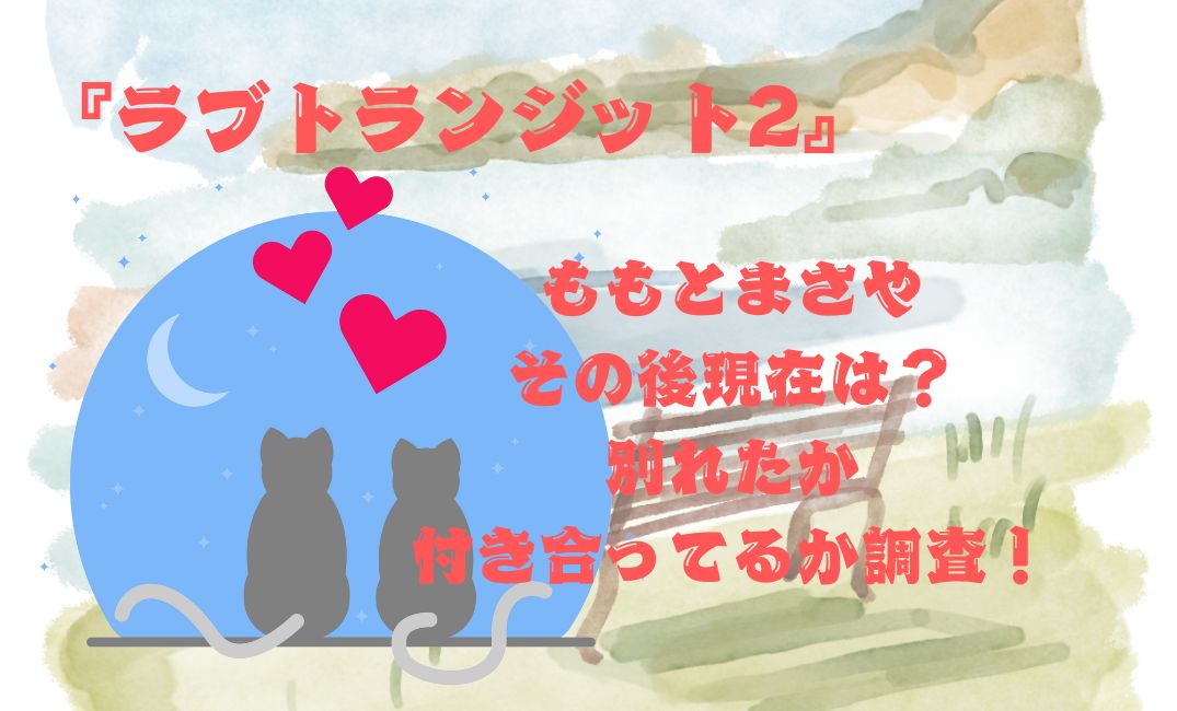 ﾗﾌﾞﾄﾗﾝｼﾞｯﾄ2ももとまさやその後