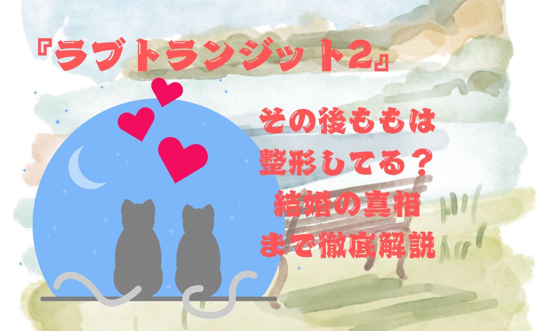 ﾗﾌﾞﾄﾗﾝｼﾞｯﾄ2その後ももは整形